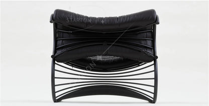 Nordic Designer Single Back Leisure Chair Creative Hardware Special-Shaped Ergonomic Model for Home and Living Room