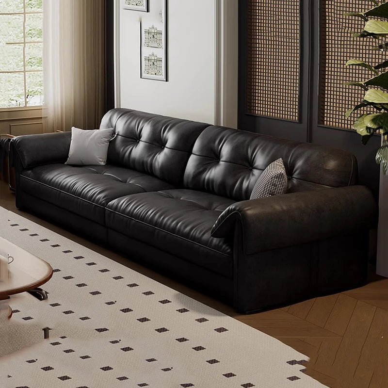 Leather Corner Living Room Sofas Armchair Minimalist Lazy Lounge Living Room Sofas Hallway Designer Muebles Postmodern Furniture