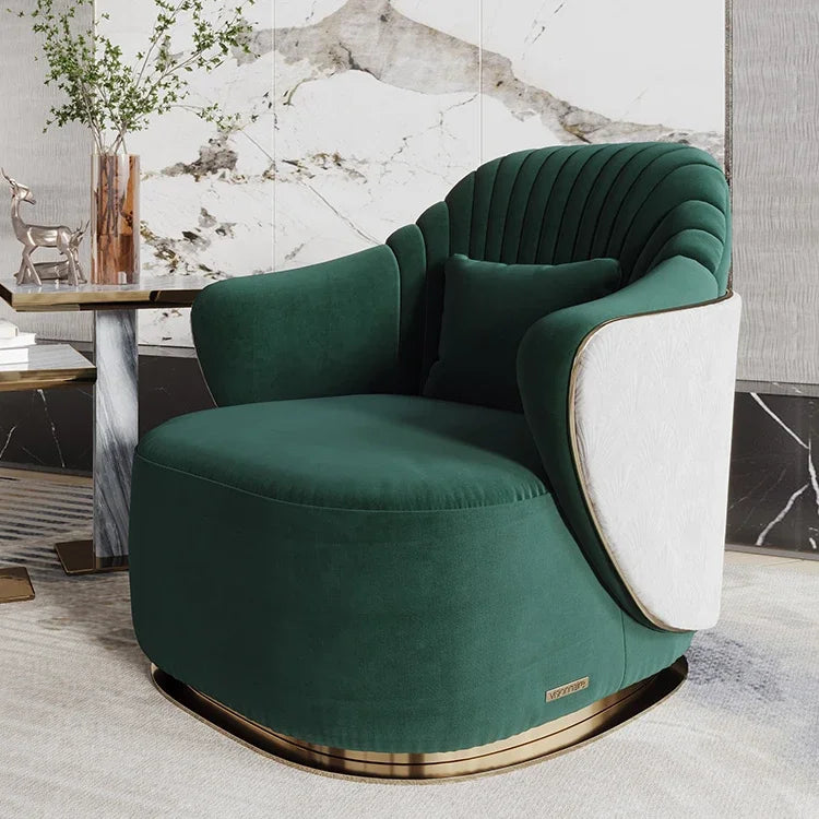 # Italian Style Light Luxury Fabric Lounge Chair Modern Furniture