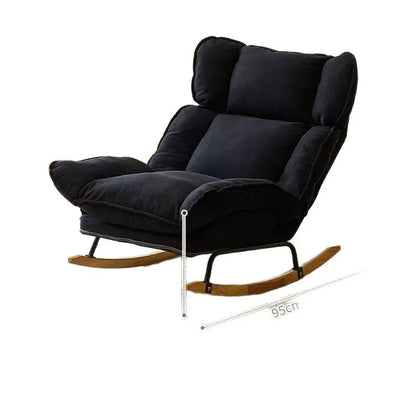 Lazy sofa single sofa rocking chair reclining chair balcony casual rocking chair can sit or lie down