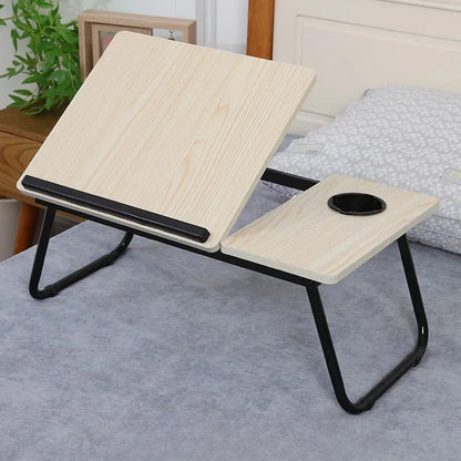Integrated Foldable Table with Adjustable Height, Compact and Practical Computer Lazy Desk with Ergonomic Design Gaming Desk