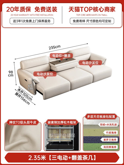 Minimalist Modern Sofa Electric Adults Cushion Comfortable Double Sofa Floor Apartment Divani Da Soggiorno Home Accessories