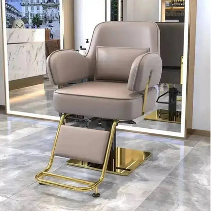 Barber Cutting Chairs Salon Nordic Hair Special Modern Style Barber Chairs Liftable Hairdressing Muebles Commercial Furniture WZ