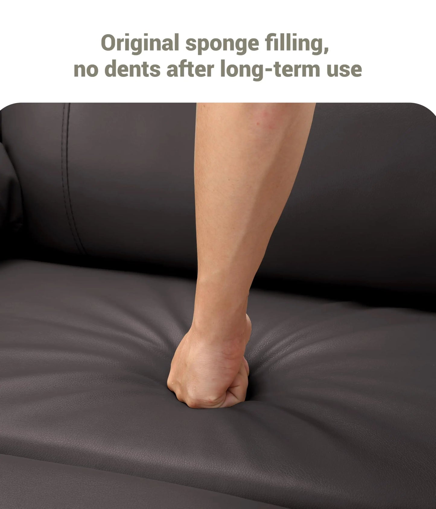 Oversized Recliner Chair With Massage and Heat Function, Adults Leather Single Sofa With Cup Holder For Living Room, Bedroom