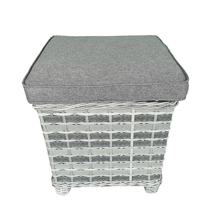 Modern high-quality PE wicker mixed woven rattan furniture garden outdoor sofa set catering hotel park courtyard