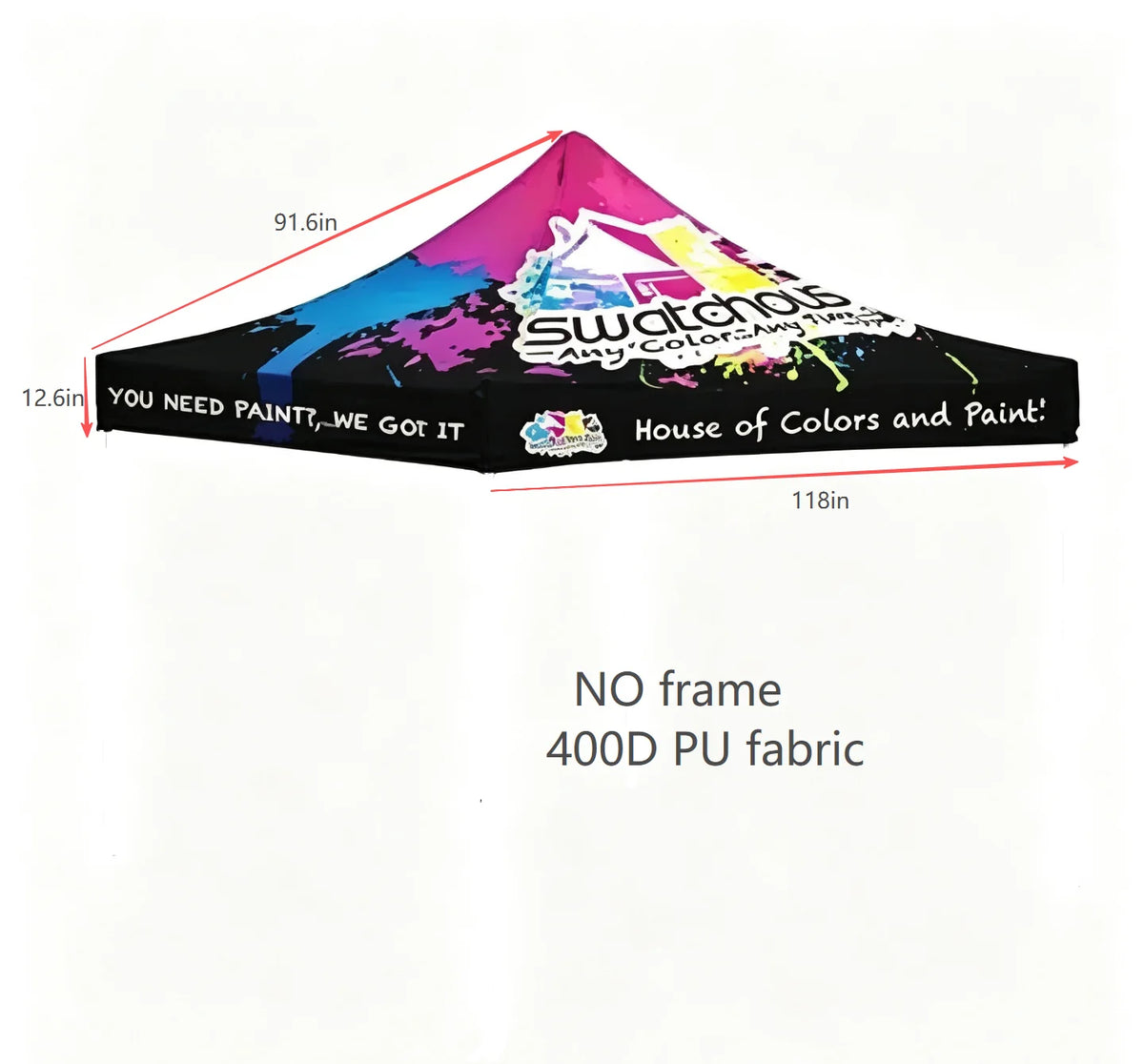 Exhibition Event Marquee Gazebos Custom Printed Business Advertising Canopy Pop Up Foldable Tent