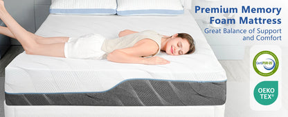 Hcore 8/10 Inch Queen Mattress, Full/Queen/Queen Size Medium Firm - Extra Firm Dual Sided Flip-Flop Mattress