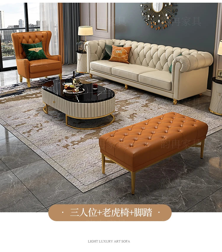 Nordic Modern Leather Sofas Luxury Sectional Single Loveseat Lounge Couch 3 Piece Designer Divano Soggiorno Furniture Home