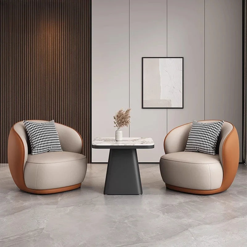 Lounge Modern Set Of 2 Chairs Nordic Modern Stools Table Luxury Office Reception Sedie Da Soggiorno Living Room Furniture
