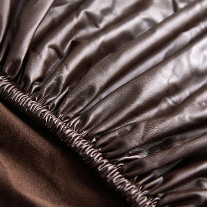 Pu Leather Recliner Sofa Cover Highly Elastic Slipcover for 1 Seater Reclining Armchair Stretch Furniture Protector Home Decor