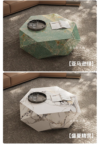 Coffee table small apartment rock slab designer atmospheric Italian living room high-end creative coffee table