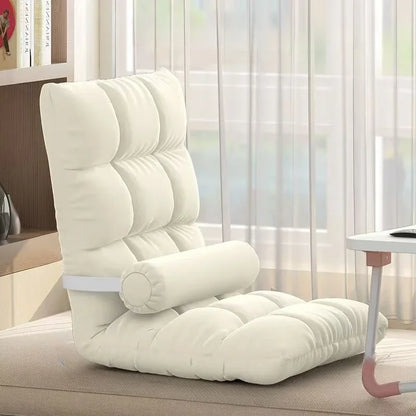 Folding Backrest Chair, Lazy Sofa, Bedroom, Dormitory, Single Seat Cushion, Bed Backrest, Bay Window, Balcony Tatami
