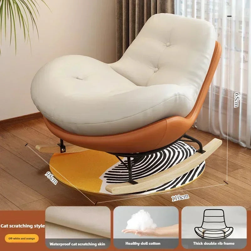 Sofa Penguin Rocking Chair Adult Lounge Chair Adult Living Room Snail Balcony Home Indoor Leisure Rocking Chair Recliner
