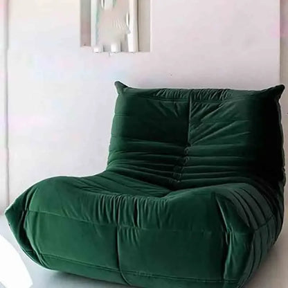 Single Seat Foam Armless Couch Chair Lazy Floor Sofa Fireside Bean Bag Chair Sofa Lounger for Living Room Bedroom Fireside Chair