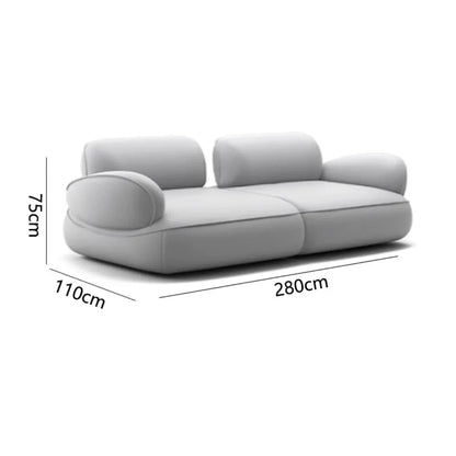 Snail sofa Milan Italian minimalist curved backrest adjustable modern simple wind sofa living room villa sofa