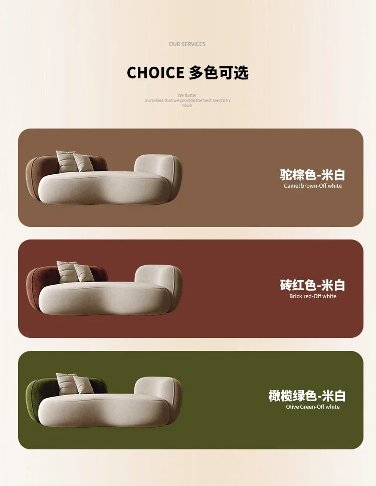Luxury Living Room Furniture Sofa Set Floor Lazy Accents Designer Recliner Daybed Sectional Puff Sofa Corner Muebles Modern home