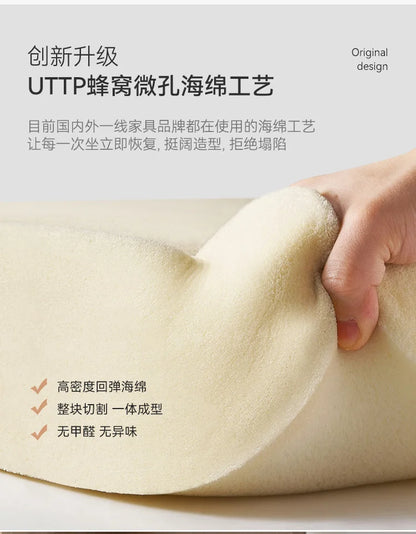 Leather sofa modern simple living room size apartment concubine solid wood combination imported first-layer cowhide sofa