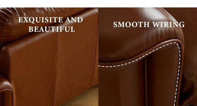 Modern Retro Luxury Living Room Furniture Factory-Price Sectional Sofa Set Single Faux Leather Lounge Chair Corner Sofa Hotels