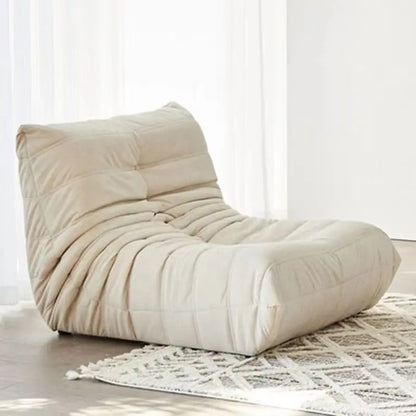 MOMO Caterpillar Lazy Sofa 90cm Width Tatami Mat Single Person Bedroom Balcony Ins Sofa Foam Filling for Lie And Sleep