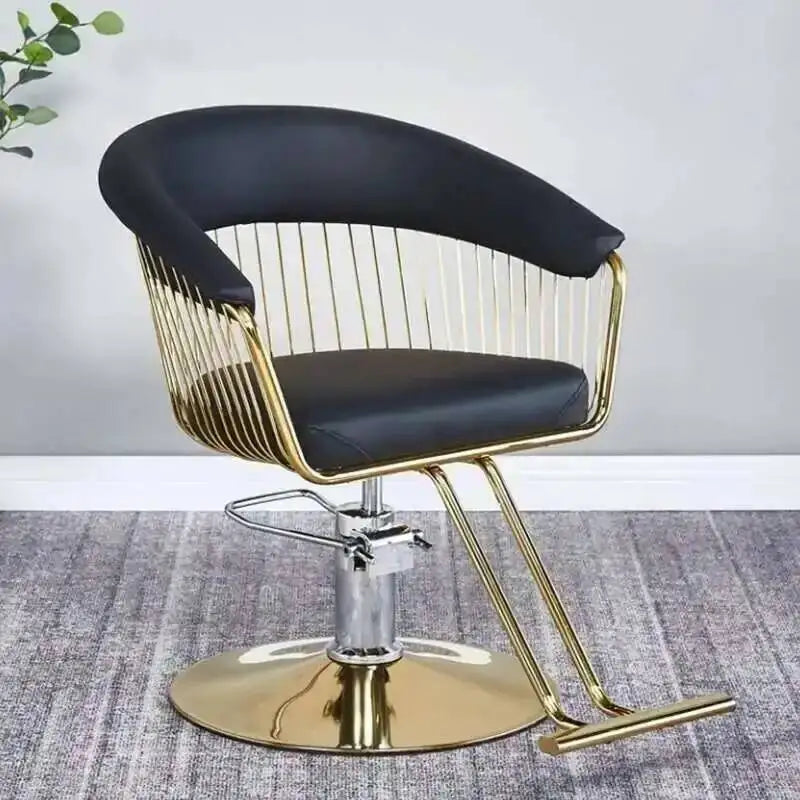 High end, stainless steel, dining chair, single sofa chair designer