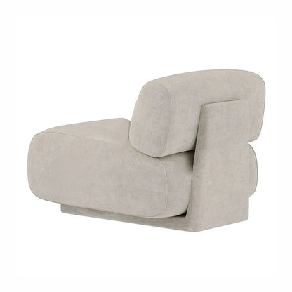 Modern Furniture Living Room Single Sofa Chair Teddy Fabric Leisure Armchair Nordic Design