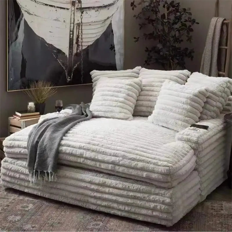 Couch Potato Comfortable Down Cloud Small Sofas Family Cloth Art Removable Combination Living Room Balcony Bedroom Creative