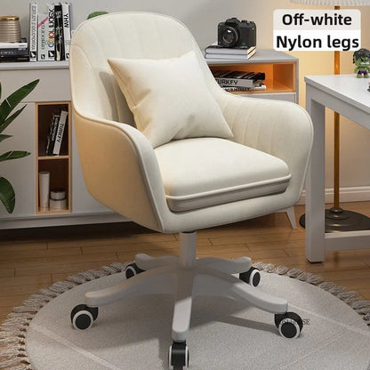 Nordic Style Office Chairs Leisure Home Computer Chairs Student Backrest Lift Chair Single Swivel Armchairs for Office Furniture