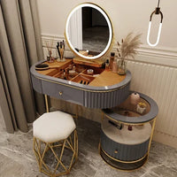Luxury Charm Dressing Table Luxury Nordic Salon Drawer Nordic Dressing Table Mirror Chair Storage Coiffeuse Furniture Makeup