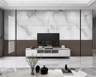 beibehang papel de parede Customized Nordic retro plant leaves, modern minimalist geometry, TV background wallpaper