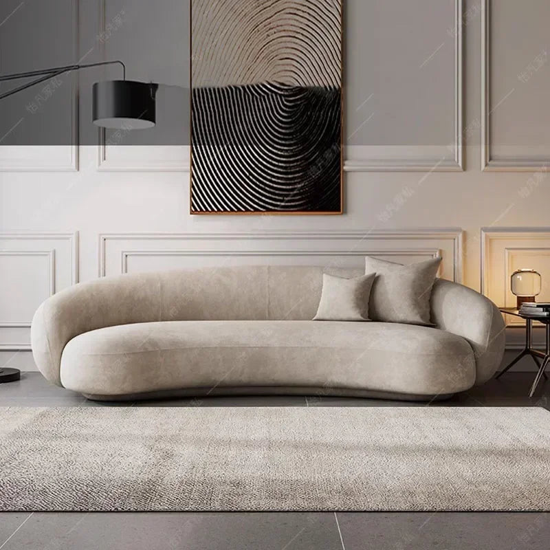 Elastic Luxury Living Room Sofa Modern Aesthetic Elegant Sectional Sofa Designer Replica Muebles Para El Hogar Nordic Furniture