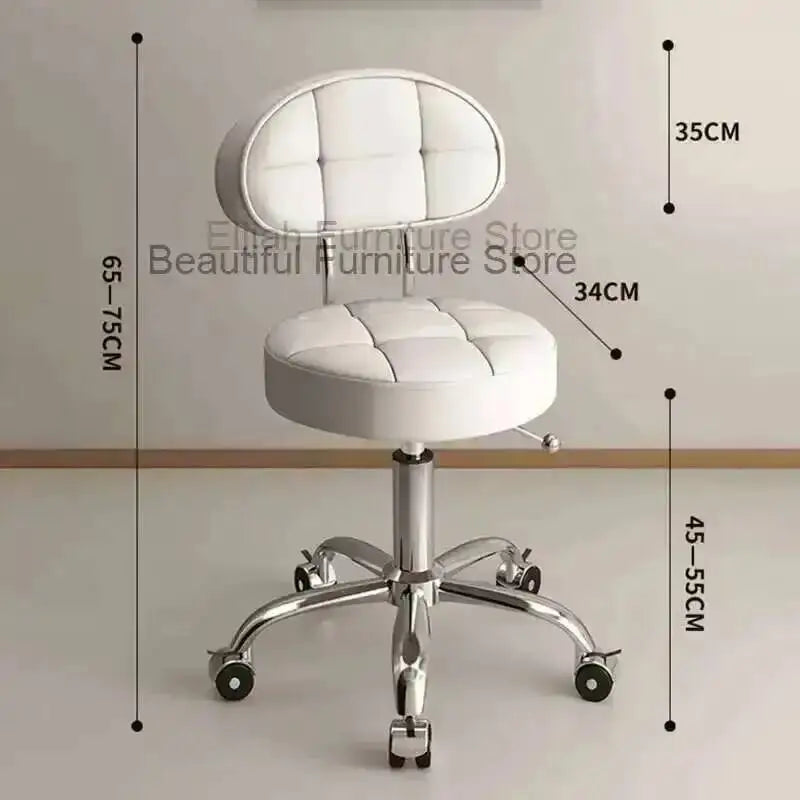 Salon Barber Pulley Chairs Backrest Hairdressing Beauty Pedicure Chair Lifting Manicure Hairdresser Hair Salons Stool Furniture