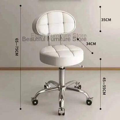 Salon Barber Pulley Chairs Backrest Hairdressing Beauty Pedicure Chair Lifting Manicure Hairdresser Hair Salons Stool Furniture