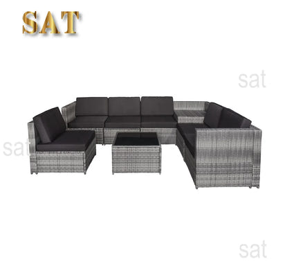 Hot SalesFactory Price Wicker Rattan Indoor/Outdoor Furniture Garden Sofa Set 8 PCS Wholesale Suppliers