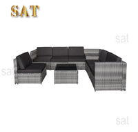 Hot SalesFactory Price Wicker Rattan Indoor/Outdoor Furniture Garden Sofa Set 8 PCS Wholesale Suppliers