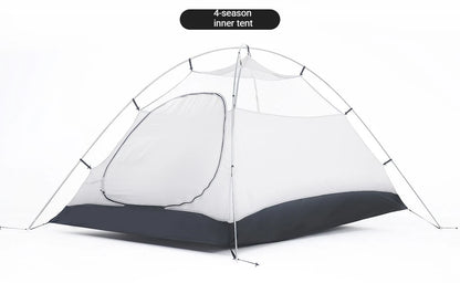 2 Person Ultralight Backpacking Tent Waterproof 3000mm 10D Nylon Double Layer Windproof Tent Camping Hiking Trekking Outdoor