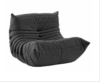 Collection house designer togo floor-to-ceiling single sofa Nordic balcony study lazy caterpillar Internet celebrity cream sofa