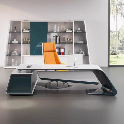 Modern luxury 200 240 280 cm paint boss desk Motion Computer desk office table computer desks Office Furniture gaming tables