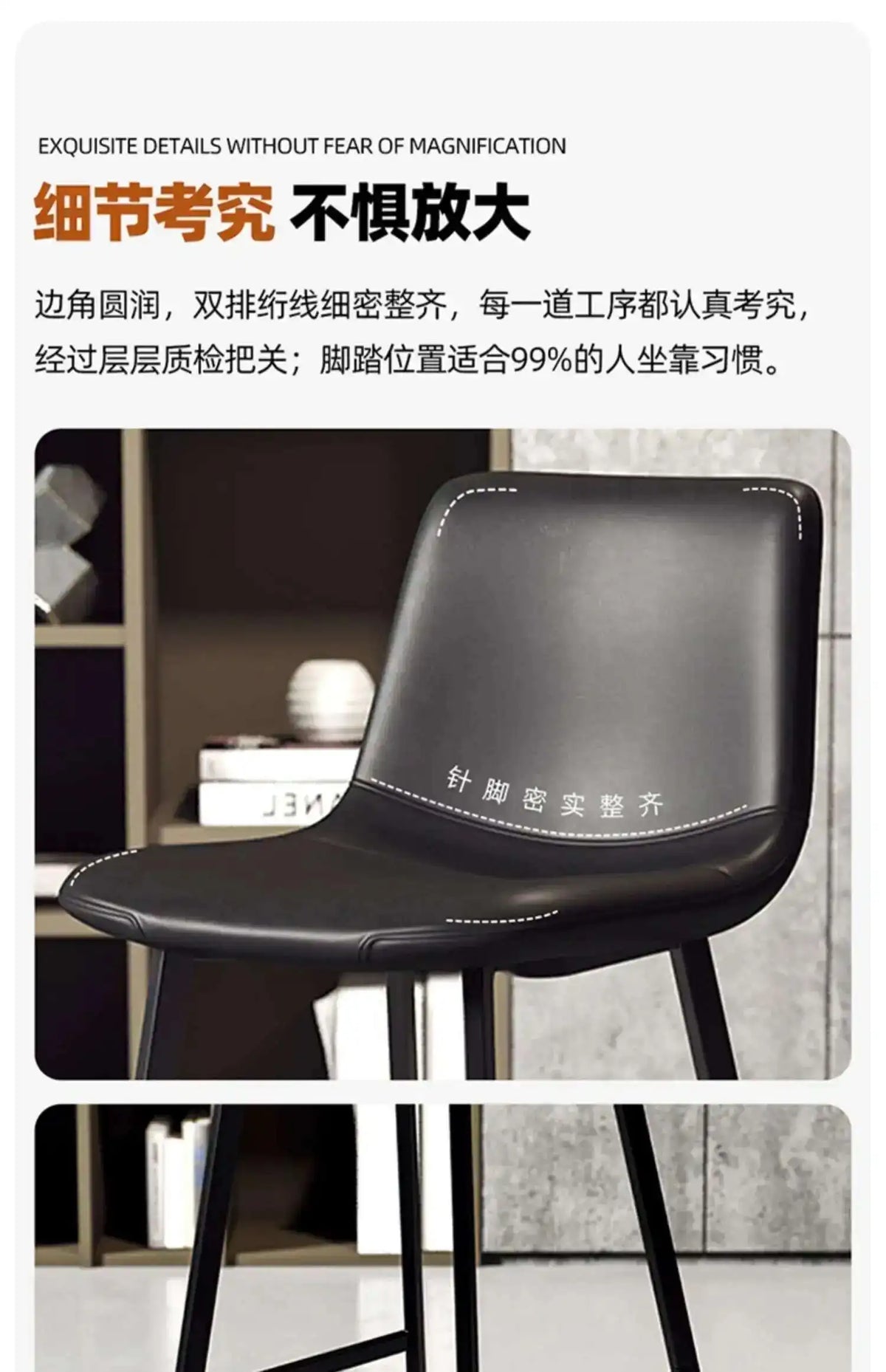 Luxury Office Bar Chair, Scratch resistant Outdoor European Bar Chair, Living Room Design, Taburetes Altos Cocina Home Furniture