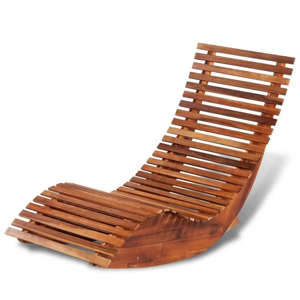 #p SAUNA SUNLOUNGER WITH CUSHION  GARDEN CHAIR