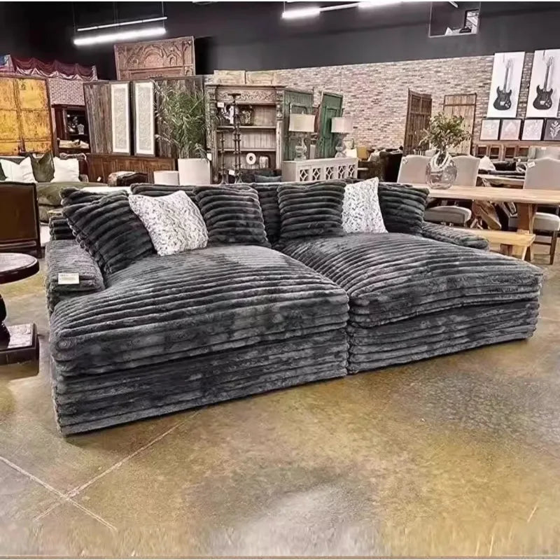 Wholesale Modern Living Room Furniture L-Shaped Sofa Compression Sofa Bed Combination Foam Sofa Compression