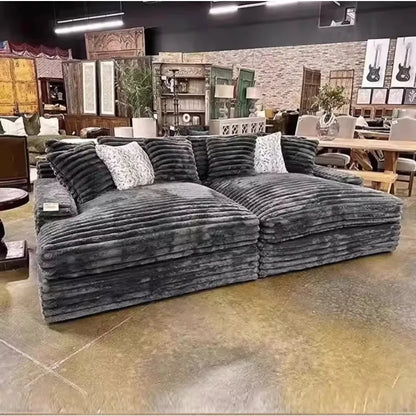 Wholesale Modern Living Room Furniture L-Shaped Sofa Compression Sofa Bed Combination Foam Sofa Compression