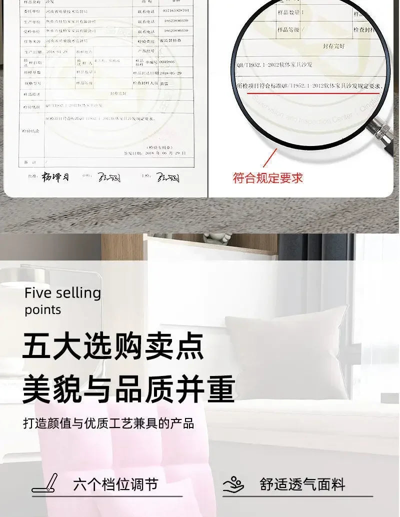 Floating Window Chair Lazy Person Sofa Single Person Tatami Bedroom Balcony Dormitory Small Bed Backrest Chair Folding