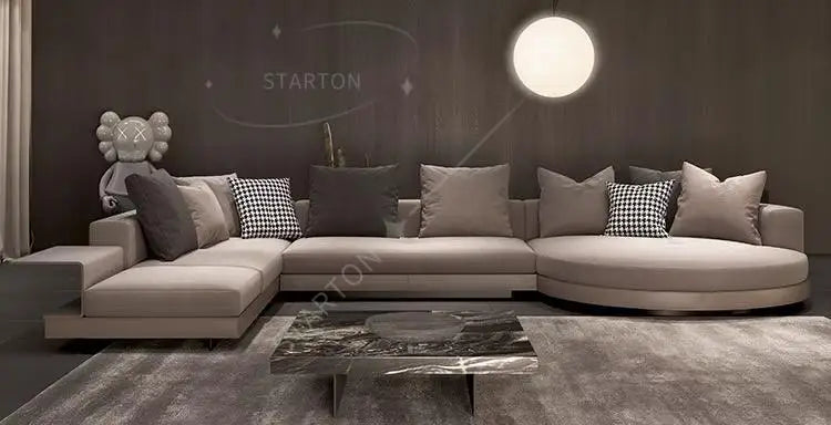 Modern Luxury Corner Sofa Set Furniture Couch Living Room Sectional Modular Lounge Sofa