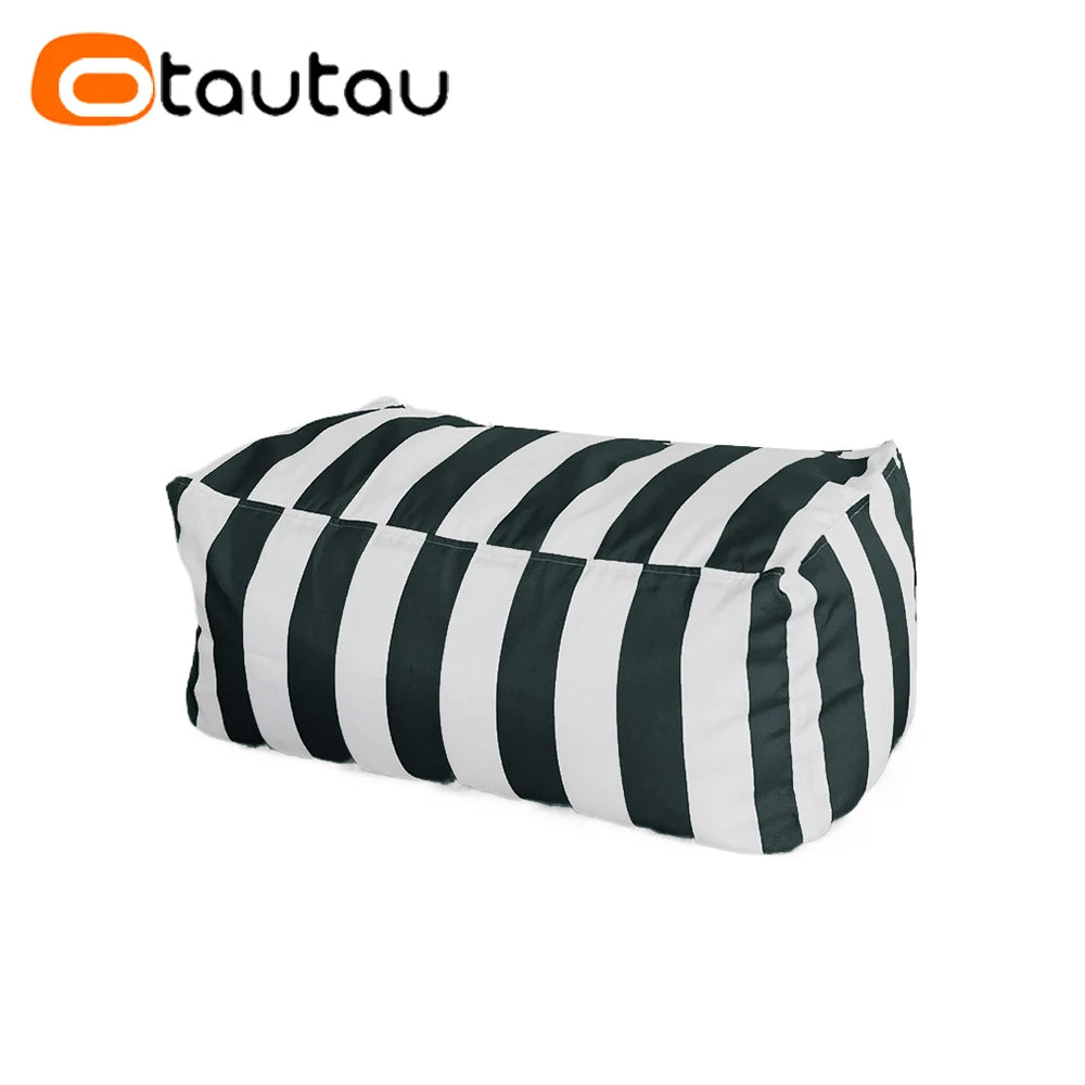 OTAUTAU Outdoor Bean Bag Cover Beach Swim Pool Lounger SF464【No Filler Inside! You Need To Buy Filler By Yourself !】