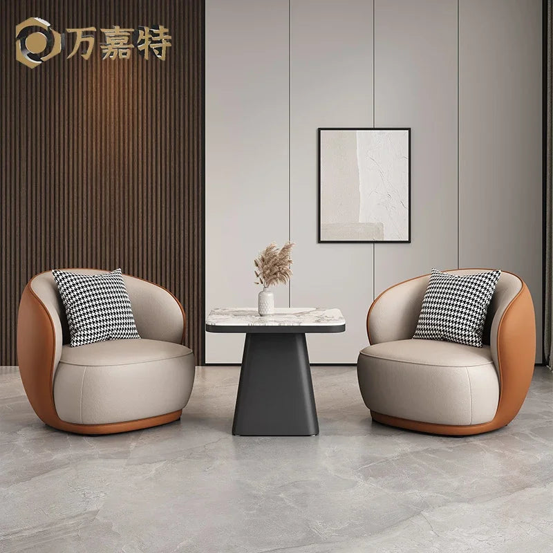 Lounge Modern Set Of 2 Chairs Nordic Modern Stools Table Luxury Office Reception Sedie Da Soggiorno Living Room Furniture