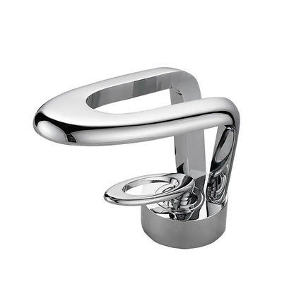 Golden/White Bathroom Basin Faucet Black Bathroom Faucet Brass Creative Grey Sink Mixer Tap Hot & Cold Waterfall Basin Faucet