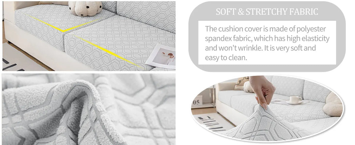 Hapihappy Individual Couch Cushion Covers Universal Magic Sofa Covers Washable Stretch Cushion Covers Interior Sofa Seat Covers