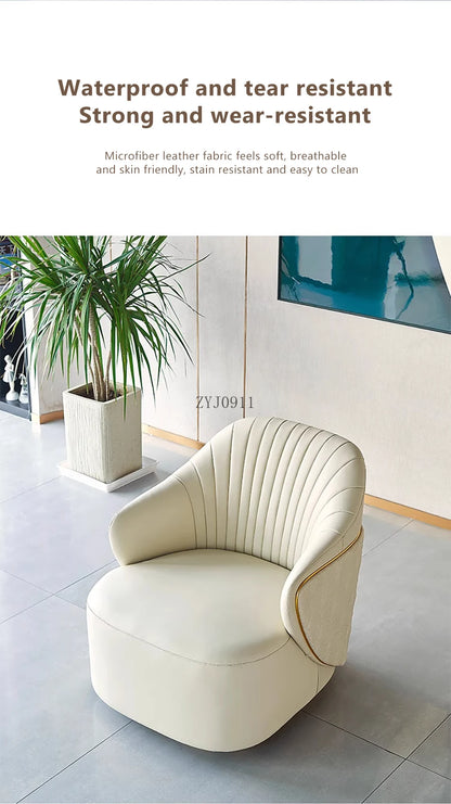 Modern Casual Rotating Leisure Chair Luxury Living Room Home Furniture Hotel Sofa Chair