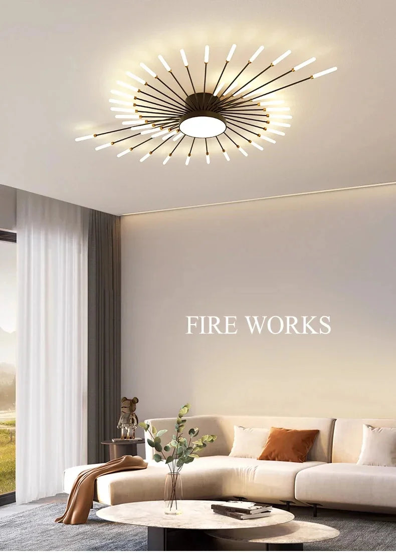 Creative LED Ceiling Lamp Modern Living Room Lights Nordic Home Decor Dining Bedroom Lighting Lustre Indoor Ceiling Pendant Lamp