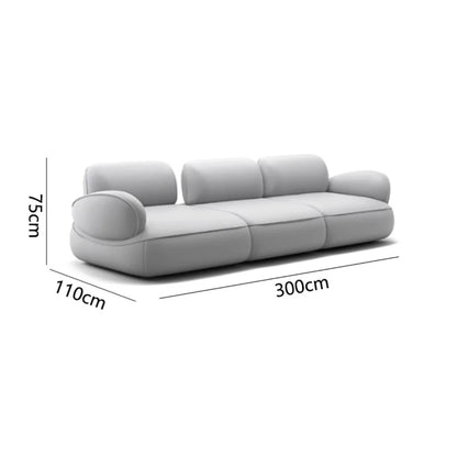 Snail sofa Milan Italian minimalist curved backrest adjustable modern simple wind sofa living room villa sofa